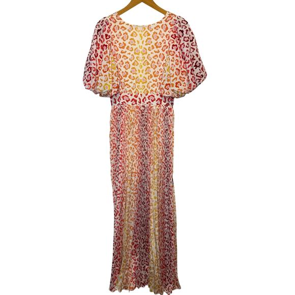 Rococo Sand Avana Ombré Leopard Maxi Dress Size Medium - Picture 3 of 12